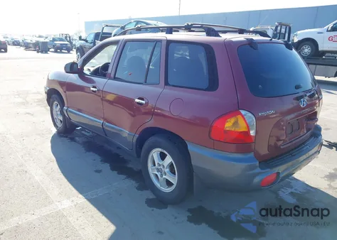 2001 Hyundai Santa Fe 2.7L V6 Gls/2.7L V6 Lx z USA, uszkodzony, nr VIN KM8SC83D41U080101